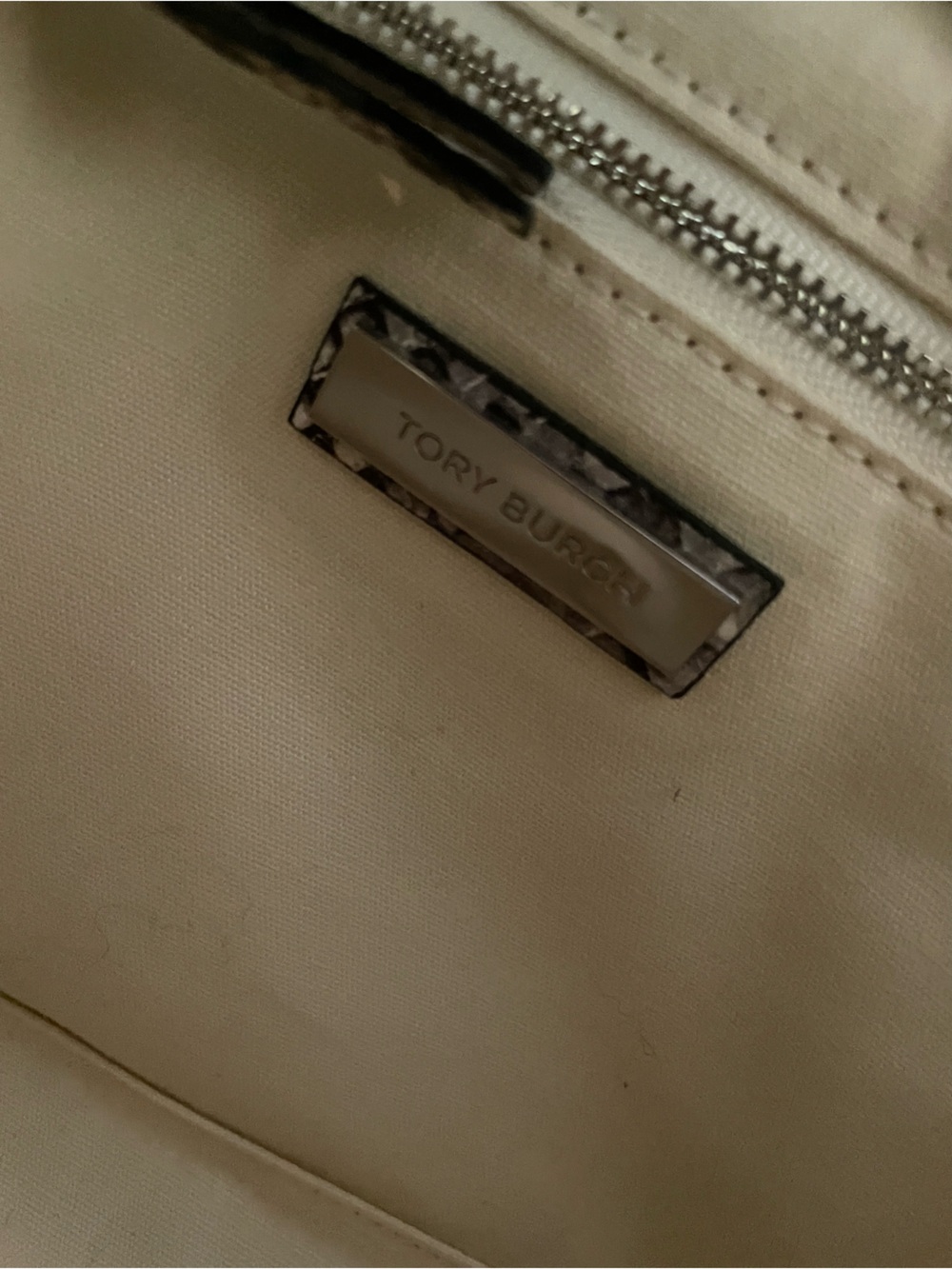 Tory Burch Python-Print Shoulder Bag - Picture 7 of 10